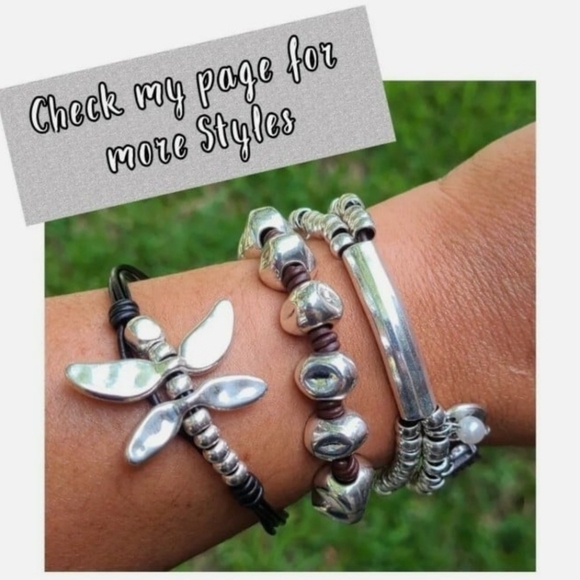 Dragonfly • Bohemian Necklace • Blue Stone - Picture 12 of 12